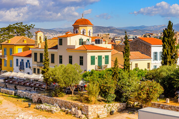 Obraz premium It's Roman forum, Agora of Athens, Greece