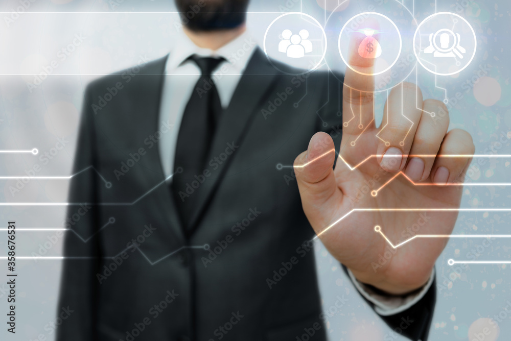 Poster system administrator control, gear configuration settings tools concept.