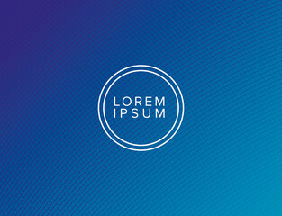 Blue gradient background with circle and place for text, Abstract texture art and wallpaper theme Vector illustration