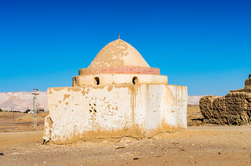 It's House near of Al Qasr, old village in Dakhla Desert, Egypt