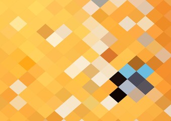 orange blue geometric shapes abstract background
