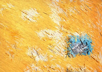 orange blue geometric shapes abstract background