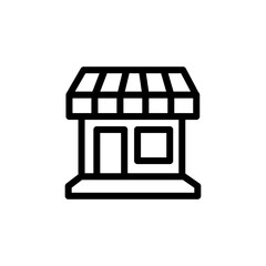 store icon line art design