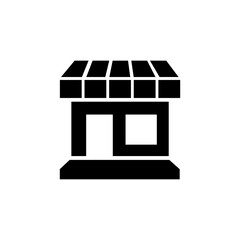 store icon glyph style design