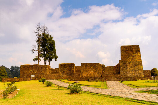 Ruins of Royal Palace of Rabdentse, the second capital of the former Kingdom of Sikkim