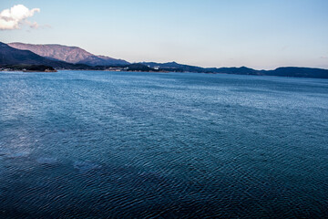 Beautiful the Seto Inland Sea from Shodoshima in the morning_02