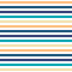 Simple horizontal colorful vector seamless pattern