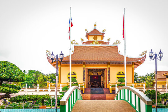 Ho Chi Minh Memorial at Thai-Vietnamese Friendship Village , Nakhon Phanom Province , Northeastern Thailand