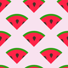 Seamless vector repeat pattern of melons for wrapping paper, wallpaper or textile background