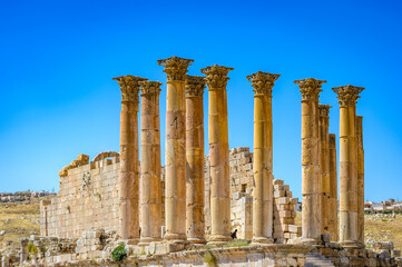 It's Artemis temple in Gerasa, Jerash.