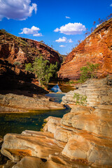 Hamersley Gorge view, Karijini National Park, Western Australia, Australia