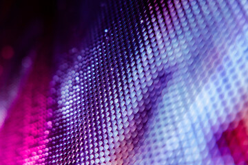 CloseUp LED blurred screen. LED soft focus background. abstract background ideal for design.