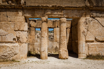 It's Ruins of the Qasr al Abd, Iraq Al Amir, Jordan.