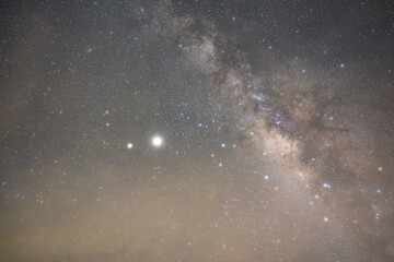 old house with milkyway in phatthalung