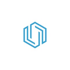 S logo with hexagon shape, construction, modern, icon, initial, company, logo design, brand