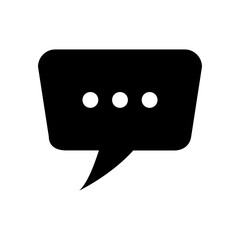 bubble speech icon vector design template