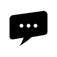 bubble speech icon vector design template