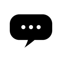 bubble speech icon vector design template