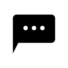 bubble speech icon vector design template