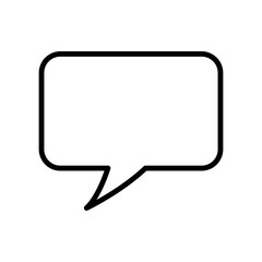 bubble speech icon vector design template