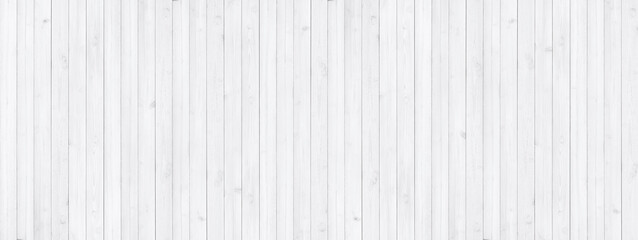 Fototapeta na wymiar Panorama white wood texture details background.