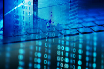 Eschange data. Finance concept.
