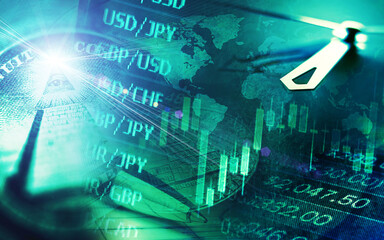 Exchange data on a monitor