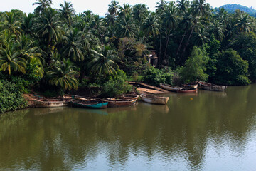 boats on the river