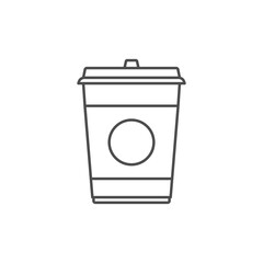 Coffee cup icon. Disposable cup symbol modern, simple, vector, icon for website design, mobile app, ui. Vector Illustration