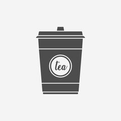 Tea cup icon. Disposable cup symbol modern, simple, vector, icon for website design, mobile app, ui. Vector Illustration