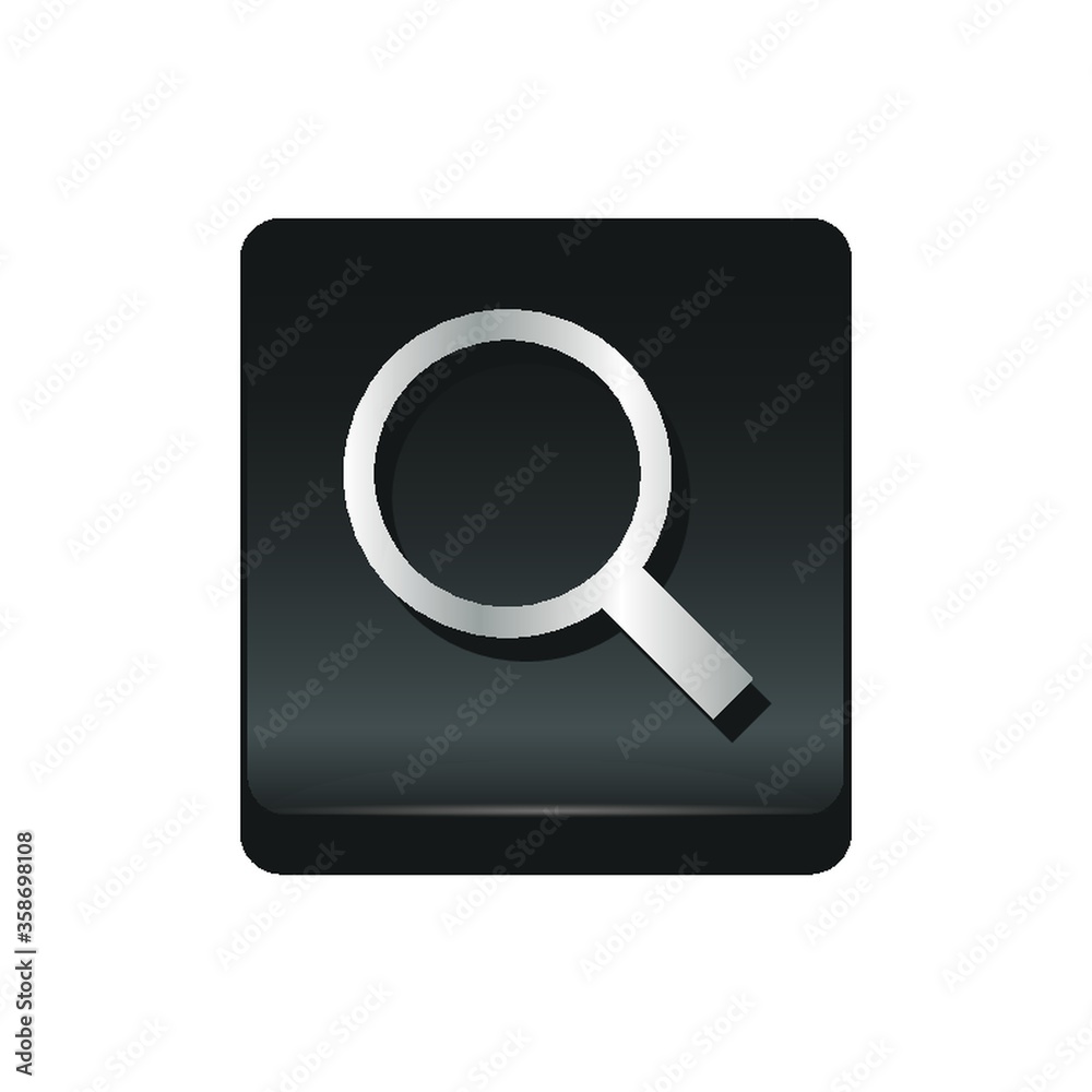 Wall mural search icon