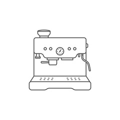 Espresso machine icon. Vector Illustration