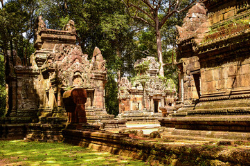 It's Chau Say Tevoda, one of a pair of Hindu temples built during the reign of Suryavarman II at Angkor, Cambodia