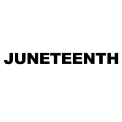 juneteenth black and yellow banner