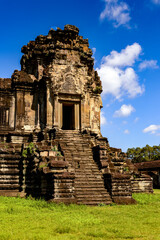 Naklejka premium It's Angkor Wat, Cambodia, the largest religious monument in the world, UNESCO World Heritage