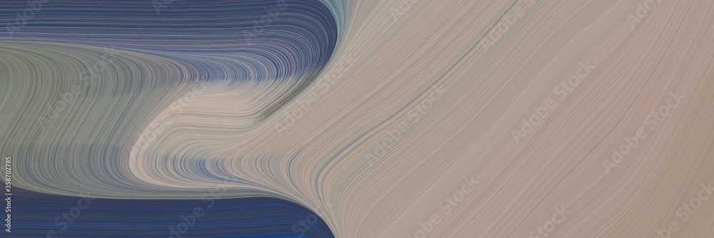 Aufkleber abstract dynamic banner design with rosy brown, dark slate gray and dim gray colors. fluid curved fl