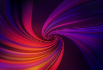 Dark Pink, Yellow vector backdrop with curved lines. Shining colorful illustration in simple style. New composition for your brand book.