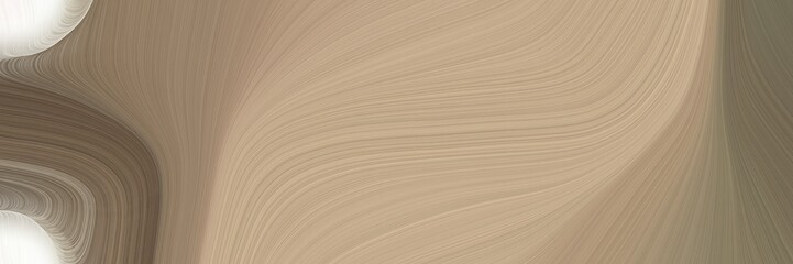 abstract colorful header design with rosy brown, dark olive green and linen colors. fluid curved lines with dynamic flowing waves and curves for poster or canvas