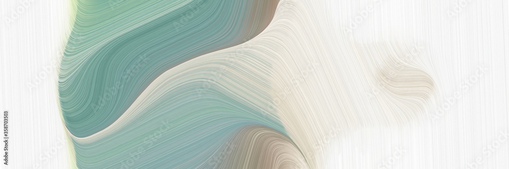Aufkleber abstract moving header with linen, light slate gray and rosy brown colors. fluid curved flowing wave
