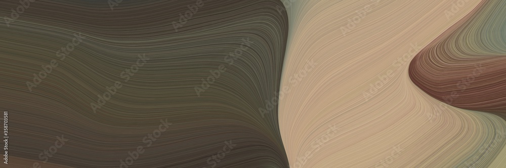 Leinwandbilder abstract modern designed horizontal banner with old mauve, rosy brown and gray gray colors. fluid cu
