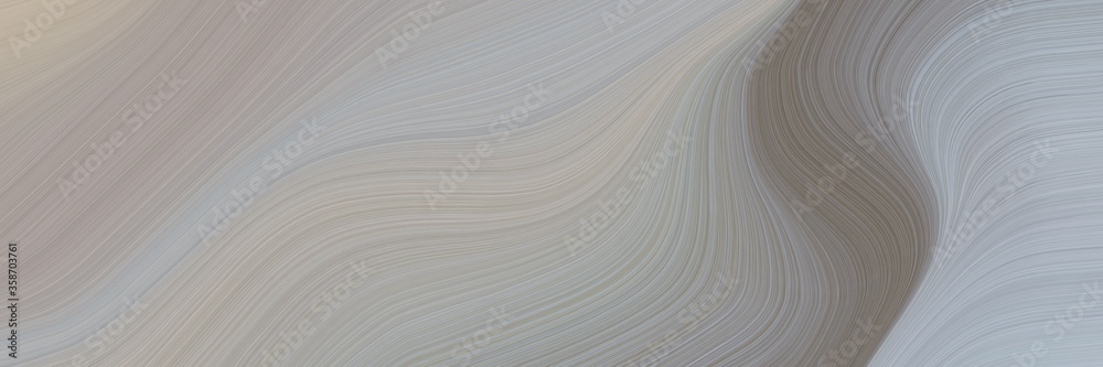Aufkleber abstract decorative header with dark gray, dim gray and gray gray colors. fluid curved flowing waves