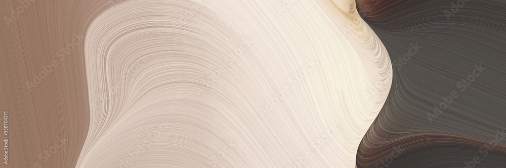 Aufkleber abstract dynamic header design with pastel gray, light gray and old mauve colors. fluid curved lines with dynamic flowing waves and curves for poster or canvas