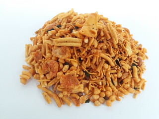 Farsan mix chiwda made of chana dal, green peas and cereals