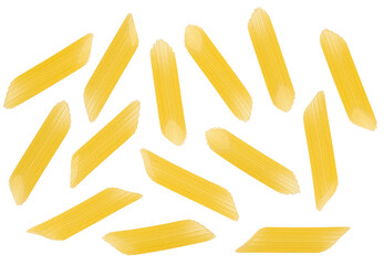 gluten-free macaroons isolated on white. semitransparent 