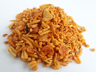 Farsan mix chiwda made of chana dal, green peas and cereals