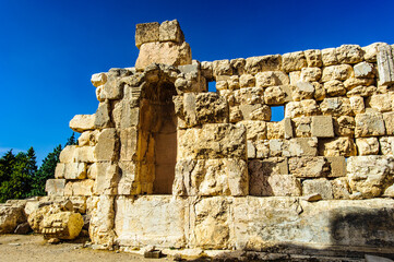 It's Baalbek, Lebanon. Heliopolis, the City of the Sun. UNESCP World Heritage