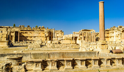 It's Baalbek, Lebanon. Heliopolis, the City of the Sun. UNESCO World Heritage