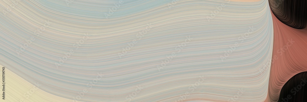 Poster abstract flowing banner design with ash gray, silver and very dark pink colors. fluid curved flowing