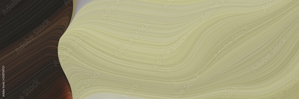 Aufkleber abstract moving header with tan, very dark blue and old mauve colors. fluid curved lines with dynamic flowing waves and curves for poster or canvas