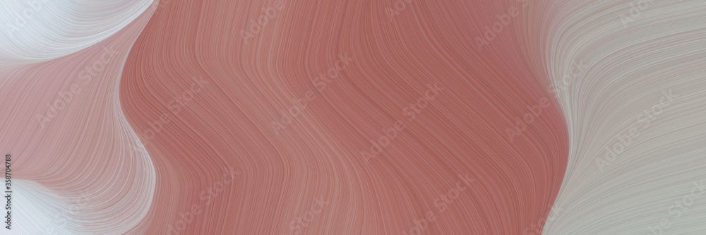 Aufkleber abstract dynamic header design with antique fuchsia, light gray and dark gray colors. fluid curved lines with dynamic flowing waves and curves for poster or canvas